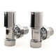 APEX-AG-C - Apex Radiator Valve - Angled Chrome Pair APEX-AG-C - Apex Radiator Valve - Angled Chrome Pair